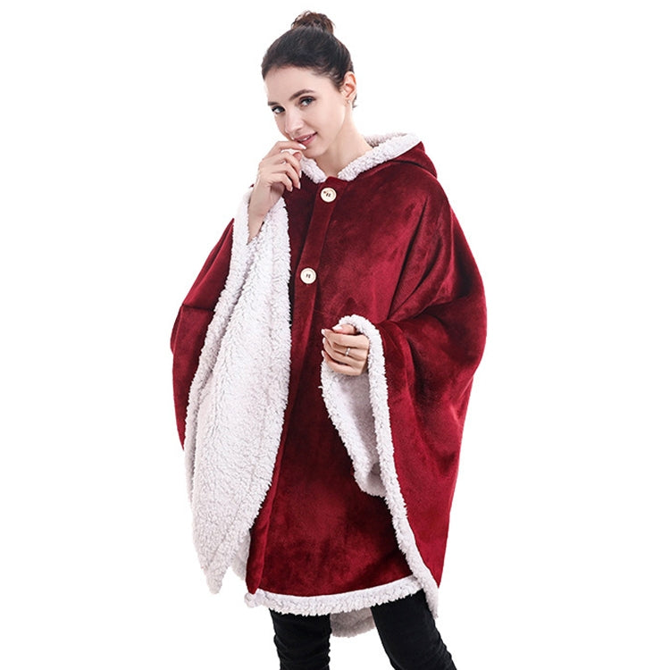 Flannel Solid Color Soft and Warm Shawl Blanket — Gray