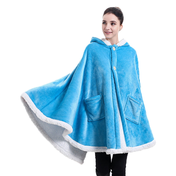 Flannel Solid Color Soft and Warm Shawl Blanket — view 9