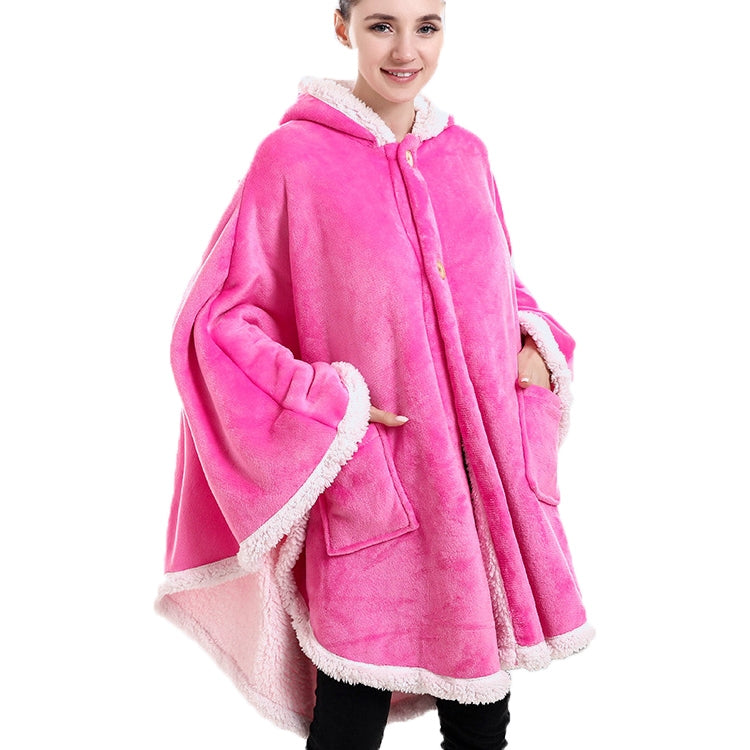 Flannel Solid Color Soft and Warm Shawl Blanket — view 10