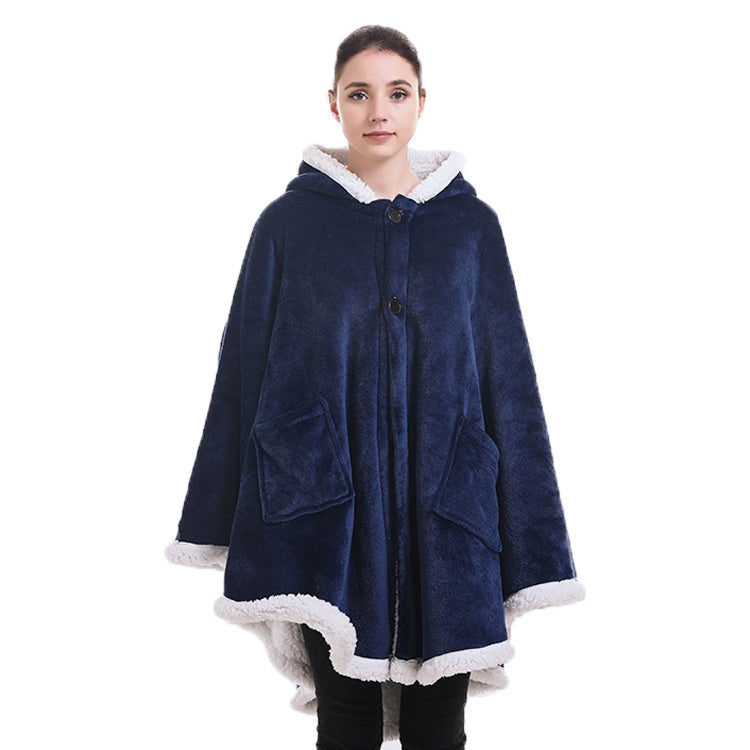Flannel Solid Color Soft and Warm Shawl Blanket — view 11