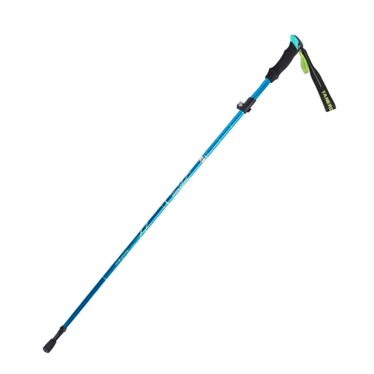 TANERDD TR-D0001 Trekking Poles Aluminum Alloy Folding Outdoor Handrails Trekking Walking Sticks, TR-D0001 Short (Red), TR-D0001 Short (Blue), TR-D0001 Short (Sky Blue), TR-D0001 Short (Purple), TR-D0001 Short (Black), TR-D0001 Short (Green)           ... — TR-D0001 Short (Sky Blue)