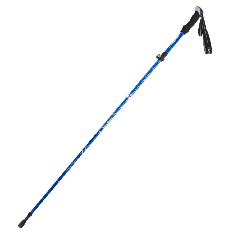 TANERDD TR-D0001 Trekking Poles Aluminum Alloy Folding Outdoor Handrails Trekking Walking Sticks, TR-D0001 Short (Red), TR-D0001 Short (Blue), TR-D0001 Short (Sky Blue), TR-D0001 Short (Purple), TR-D0001 Short (Black), TR-D0001 Short (Green)           ... — TR-D0001 Long (Sky Blue)