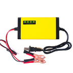 12V Motorcycle Battery Charger Smart Repair Full Automatic Stop Charger, CN Plug