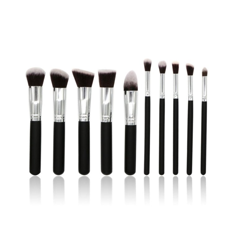 10 Pcs Silver/Golden Makeup Brushes Set pincel maquiagem Cosmetics maquillaje Makeup Tool Powder Eyeshadow Cosmetic Set