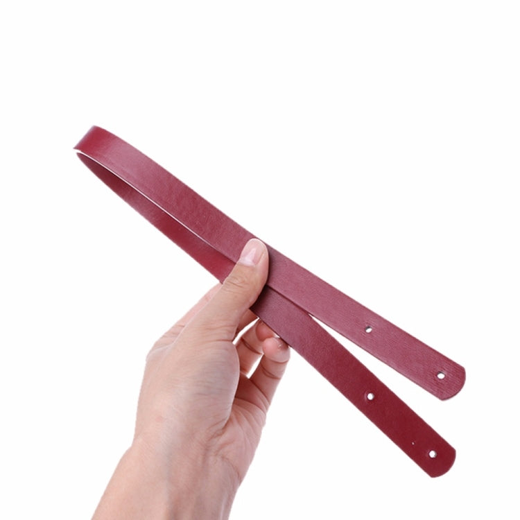 60cm Straight Rivet PU Crossbody Bag Strap Bag Accessories