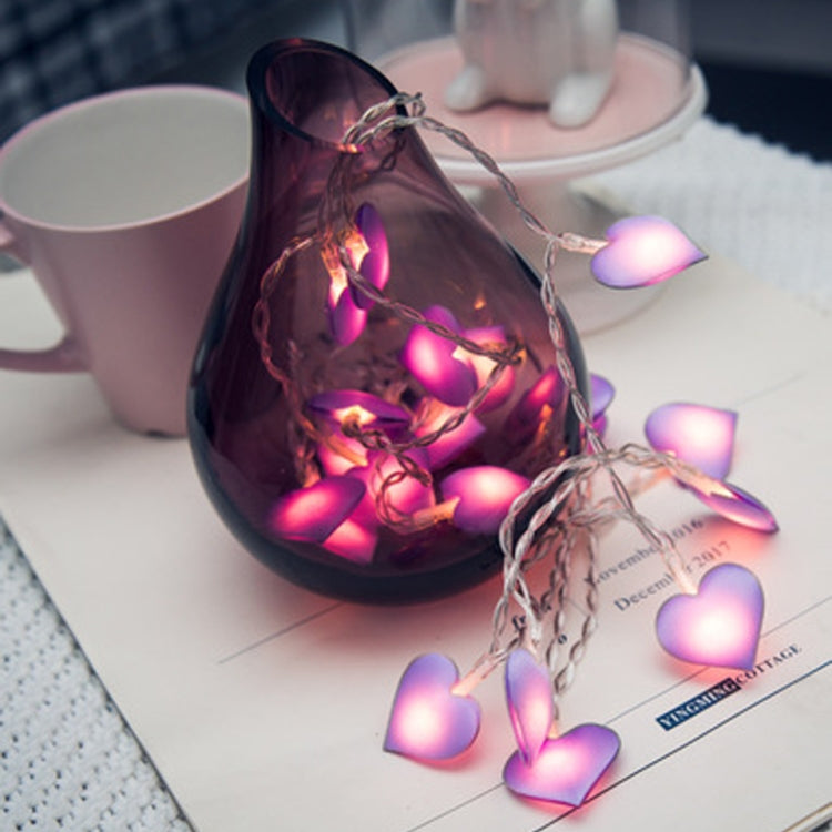 LED Fairy Lights Love Heart Lantern Navidad String Lights Holiday Lighting Bedroom Home Decoracion, 2m 16LEDs