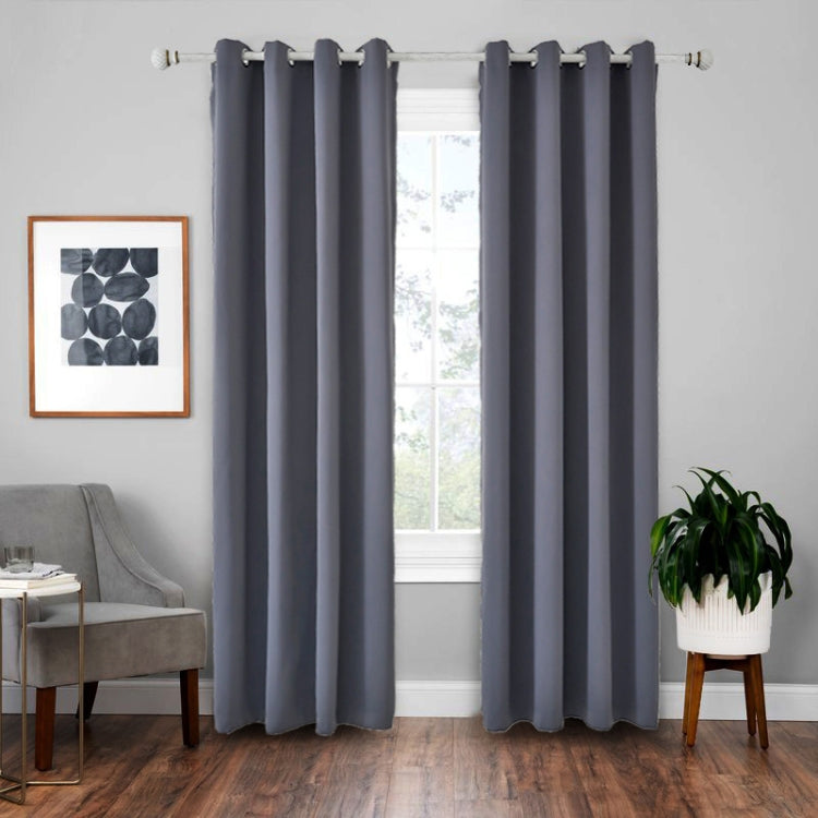 High-precision Curtain Shade Cloth Insulation Solid Curtain — view 22