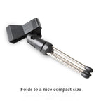 Microphone Stand Adjustable Microphone Stand Foldable Mic Clamp Clip Holder Stand Metal Tripod — view 2