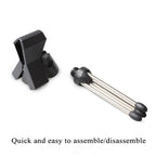 Microphone Stand Adjustable Microphone Stand Foldable Mic Clamp Clip Holder Stand Metal Tripod — view 3