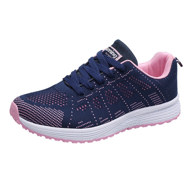 Mesh Breathable Flat Sneakers Running Shoes Casual Shoes for Women — 39