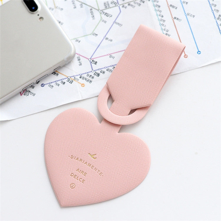 Love Shape Luggage Tag Travel Pass Name Card Tag — view 10