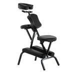 Portable Folding Adjustable Massage Chair Tattoo Scraping Chair Beauty Bed with Armrest — TBD048885601G