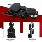 Portable Folding Adjustable Massage Chair Tattoo Scraping Chair Beauty Bed with Armrest — view 5
