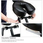 Portable Folding Adjustable Massage Chair Tattoo Scraping Chair Beauty Bed with Armrest — view 6