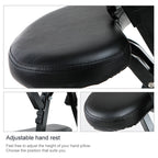 Portable Folding Adjustable Massage Chair Tattoo Scraping Chair Beauty Bed with Armrest — view 8