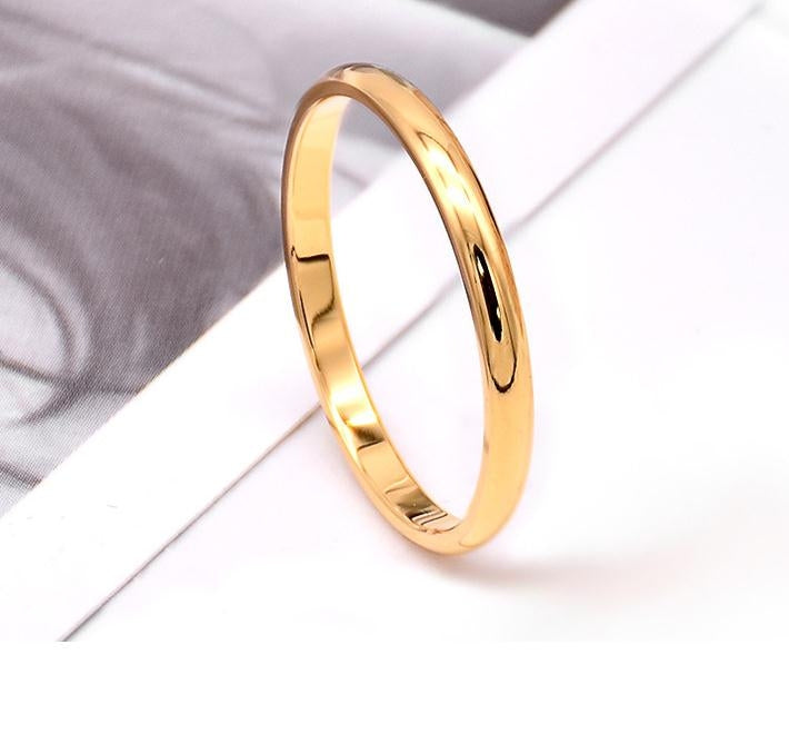Female Stainless Steel Titanium Steel Ring — view 8