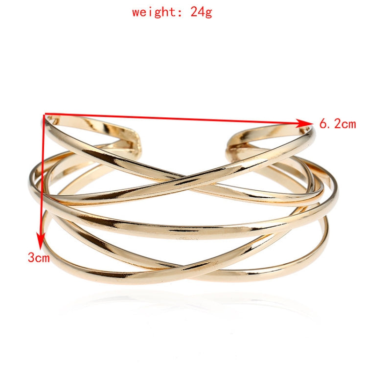 Cuff Bangles For Women Girls Fashion Bangles Bracelets — Gun Black