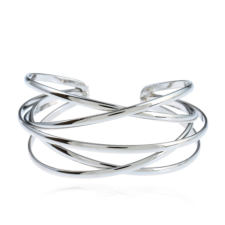 Cuff Bangles For Women Girls Fashion Bangles Bracelets — Rose Red