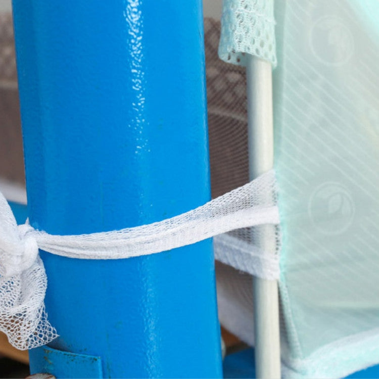 Student Dormitory Single Bed Zipper Square Top Encryption Full Bottom Mosquito Net