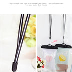 10 PCS Outdoor Diving Swimming Creative Cartoon Touch Screen Transparent PVC Mobile Phone Waterproof Bag Color Random Delivery