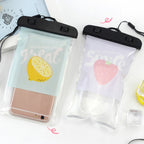 10 PCS Outdoor Diving Swimming Creative Cartoon Touch Screen Transparent PVC Mobile Phone Waterproof Bag Color Random Delivery
