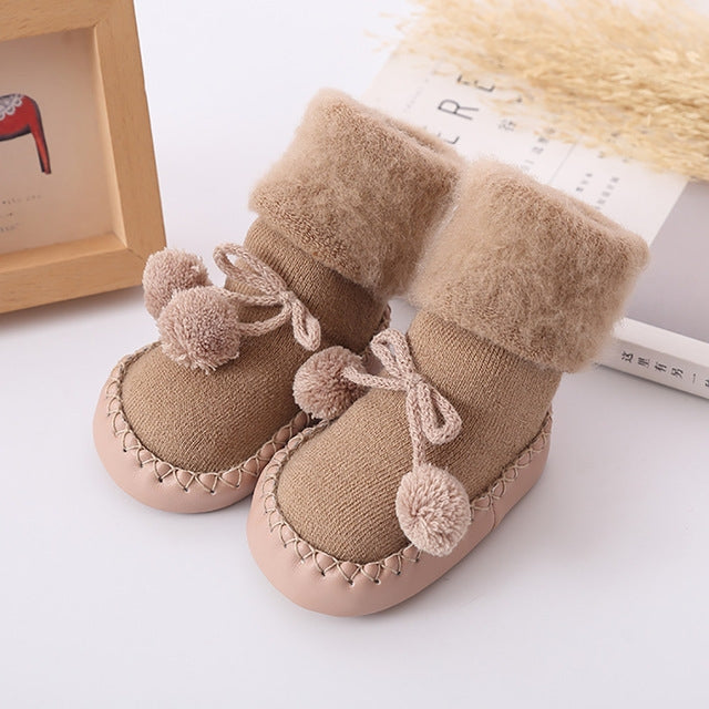 Winter Baby Warmer Floor Socks Anti-Slip Baby Step Socks