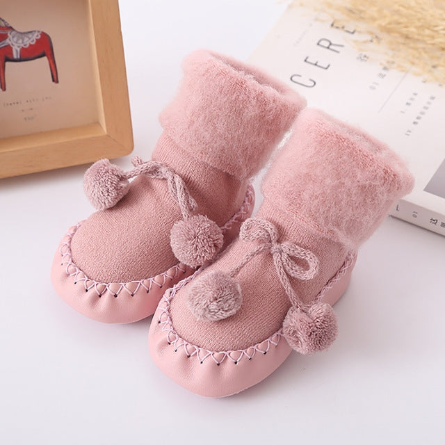 Winter Baby Warmer Floor Socks Anti-Slip Baby Step Socks