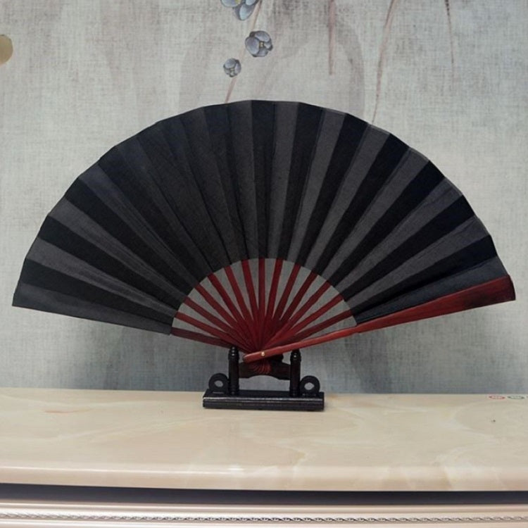 Pure Color Blank Silk Cloth Folding Fan Chinese Style Calligraphy Painting Fan — view 13
