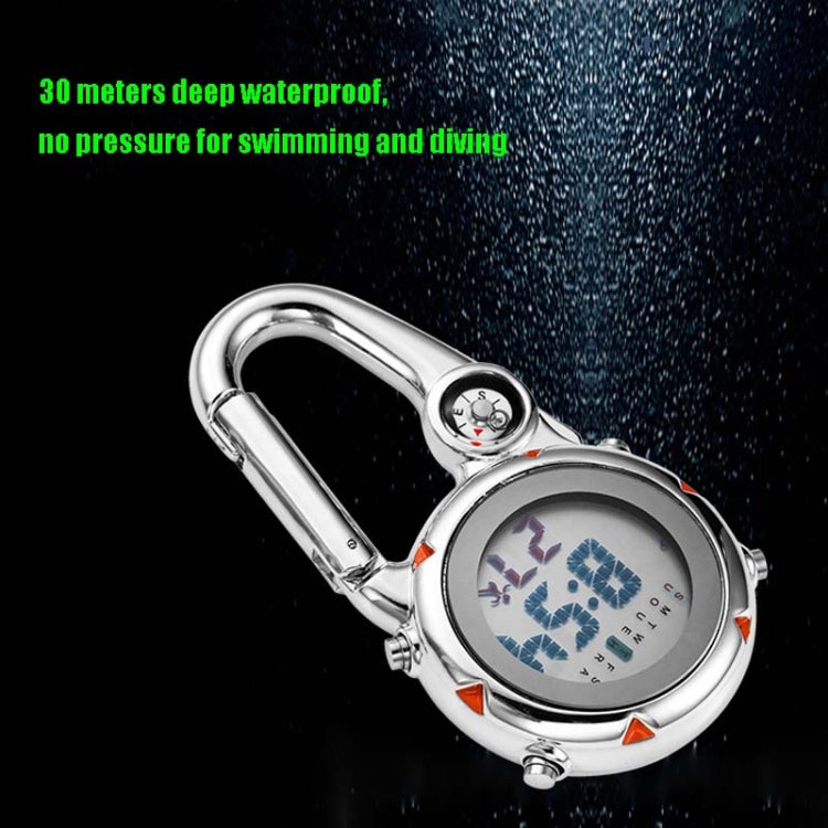 Mountain Climbing Watch Multifunctional Stainless Steel Hook Watch