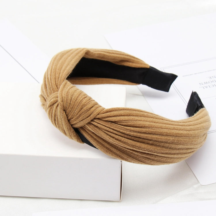 Soft Knotted Headband Hairband Lady Bow Hair Hoop Hair Accessories — view 12