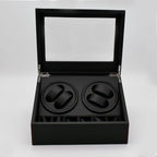 4+6 Automatic Rotation Leather Watch Winder Storage Display Case Box