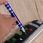 8 In 1 Multifunctional Mini Aluminum Tool Pen Screwdriver Set — view 7