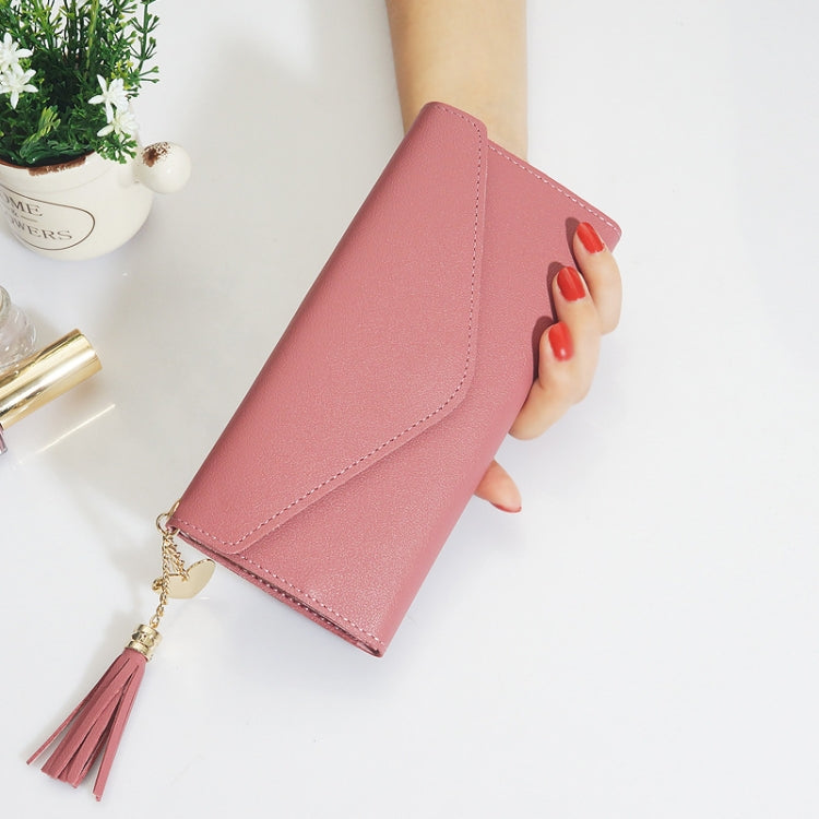 Simple Zipper Purses Long Section Clutch Wallet Soft PU Leather Money Bag — view 6