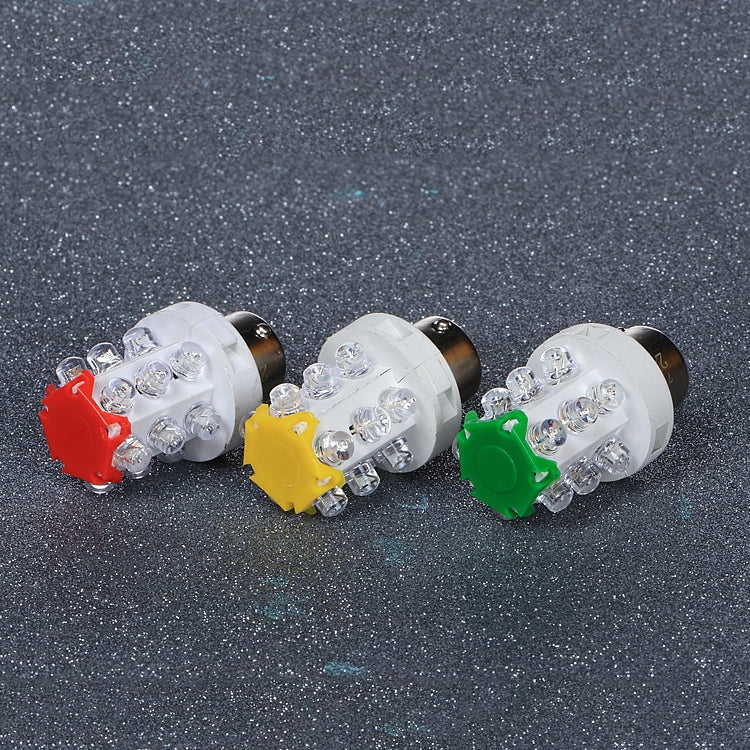 B15 15 LEDs Small Bulb LED Warning Light, Random Color Delivery