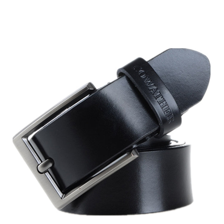 COWATHER XF002 Men Genuine Leather Luxury Business Casual Pin Buckle Belt