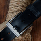COWATHER XF002 Men Genuine Leather Luxury Business Casual Pin Buckle Belt
