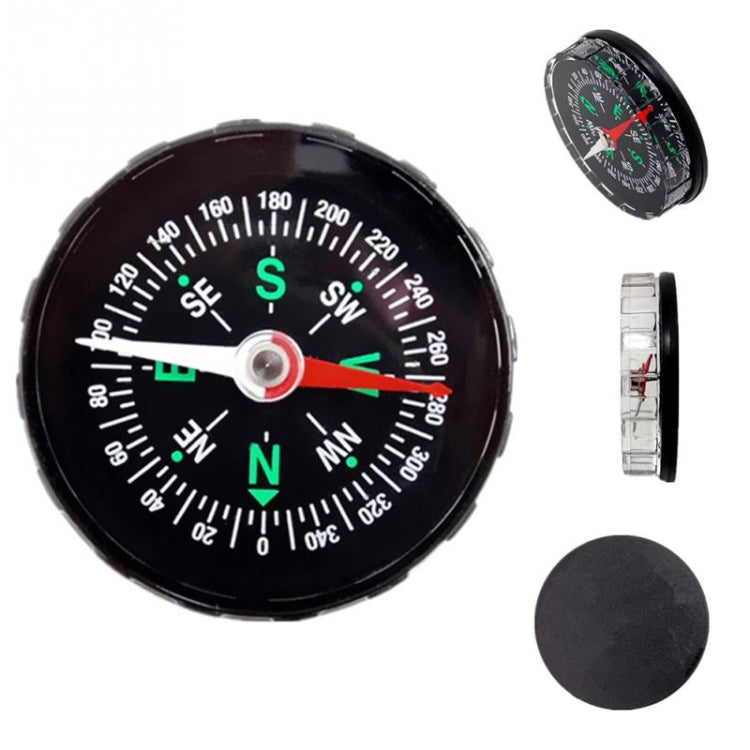 10 PCS Portable Mini Precise Compass Practical Guider for Camping Hiking North Navigation Survival Button Design Compass, 45mm — view 5