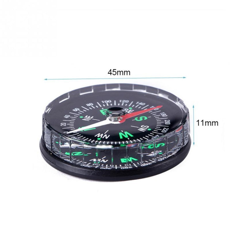 10 PCS Portable Mini Precise Compass Practical Guider for Camping Hiking North Navigation Survival Button Design Compass, 45mm — view 6