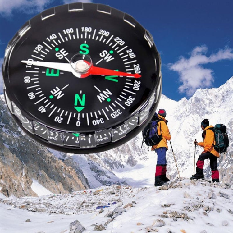 10 PCS Portable Mini Precise Compass Practical Guider for Camping Hiking North Navigation Survival Button Design Compass, 45mm — view 7