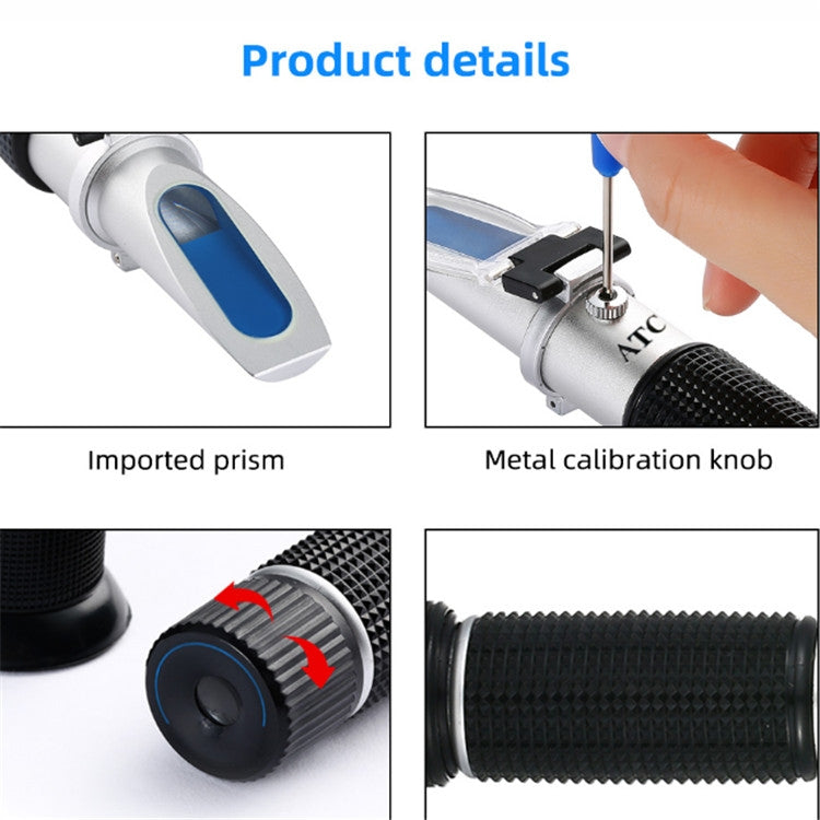 Hand-held Refractometer  Alcohol Detector Alcohol Level Meter, Refractometer — view 4