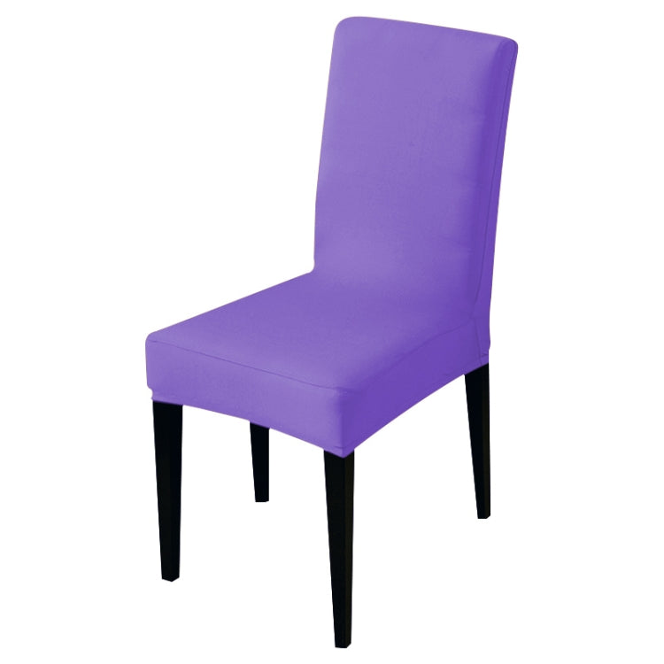 Modern Plain Color Chair Cover Spandex Stretch Elastic Wedding Banquet Chair Covers Dining Seat Cover Pastoral Hotel Cover