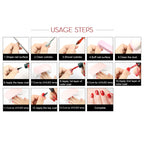 3 PCS Semi Permanent Soak Off Salon UV Nail Gel Polish Nail Art Lacquer Top Base Coat