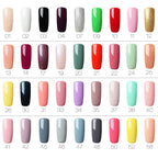 3 PCS Semi Permanent Soak Off Salon UV Nail Gel Polish Nail Art Lacquer Top Base Coat