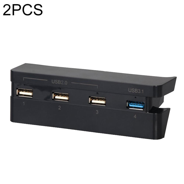 2 PCS PS4 Slim Extend USB Adapter Accessories for Play Station 4 Slim Console USB HUB 3.0 High Speed