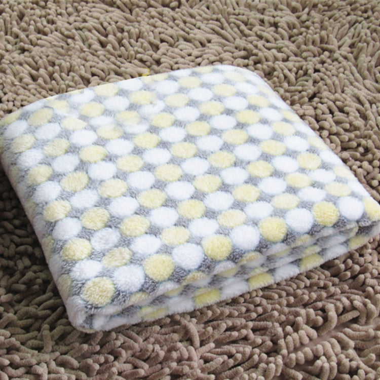 Soft Flannel Pet Blanket Dots Printed Breathable Bed Mat Warm Pet Sleeping Cushion Cover for Pet Dog Cat — view 16