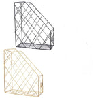 Magazine Holder Modern Desktop Book Storage Rack Iron Bookshelf