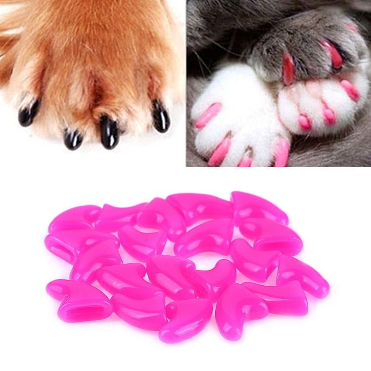 20 PCS Silicone Soft Cat Nail Caps / Cat Paw Claw / Pet Nail Protector/Cat Nail Cover — view 28