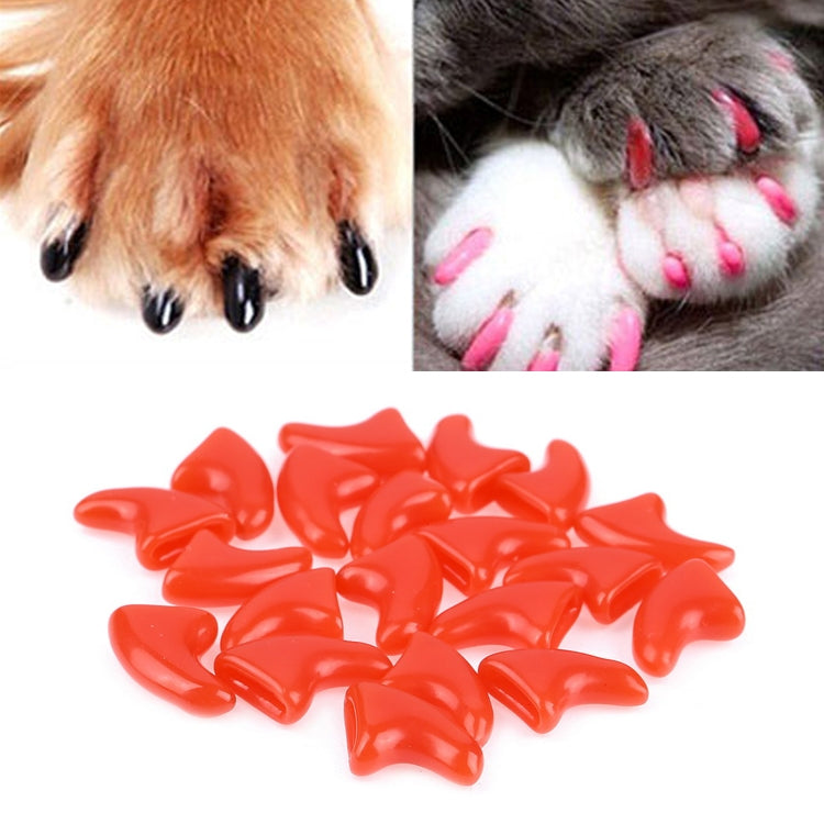 20 PCS Silicone Soft Cat Nail Caps / Cat Paw Claw / Pet Nail Protector/Cat Nail Cover — view 32