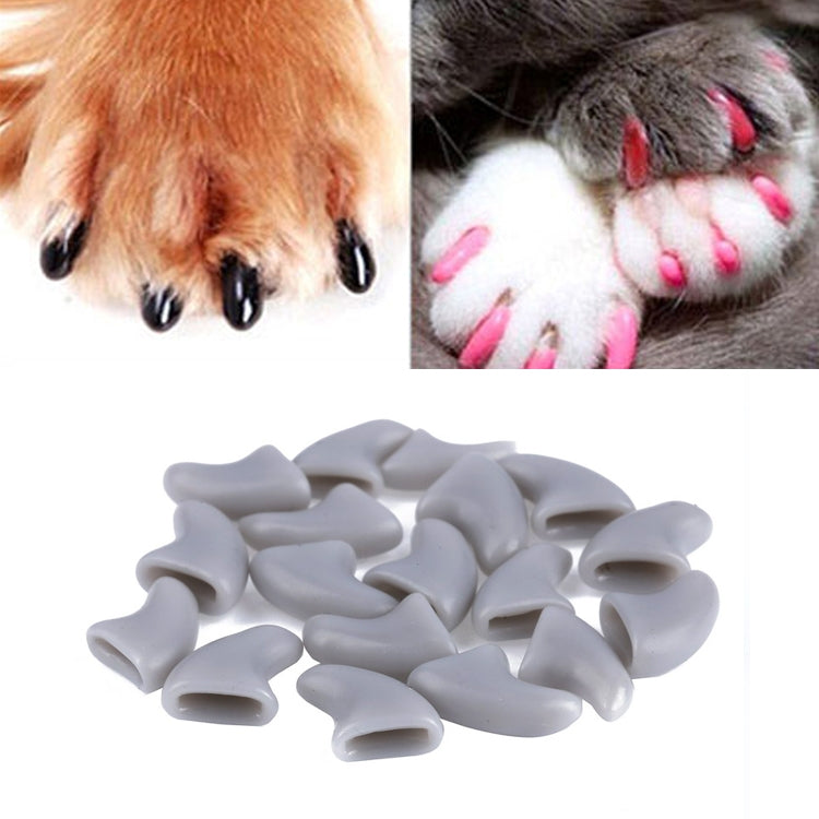20 PCS Silicone Soft Cat Nail Caps / Cat Paw Claw / Pet Nail Protector/Cat Nail Cover — view 36