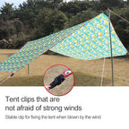 Tents Wind Rope Clamp Awnings Outdoor Camping Plastic Clip Tents Accessories